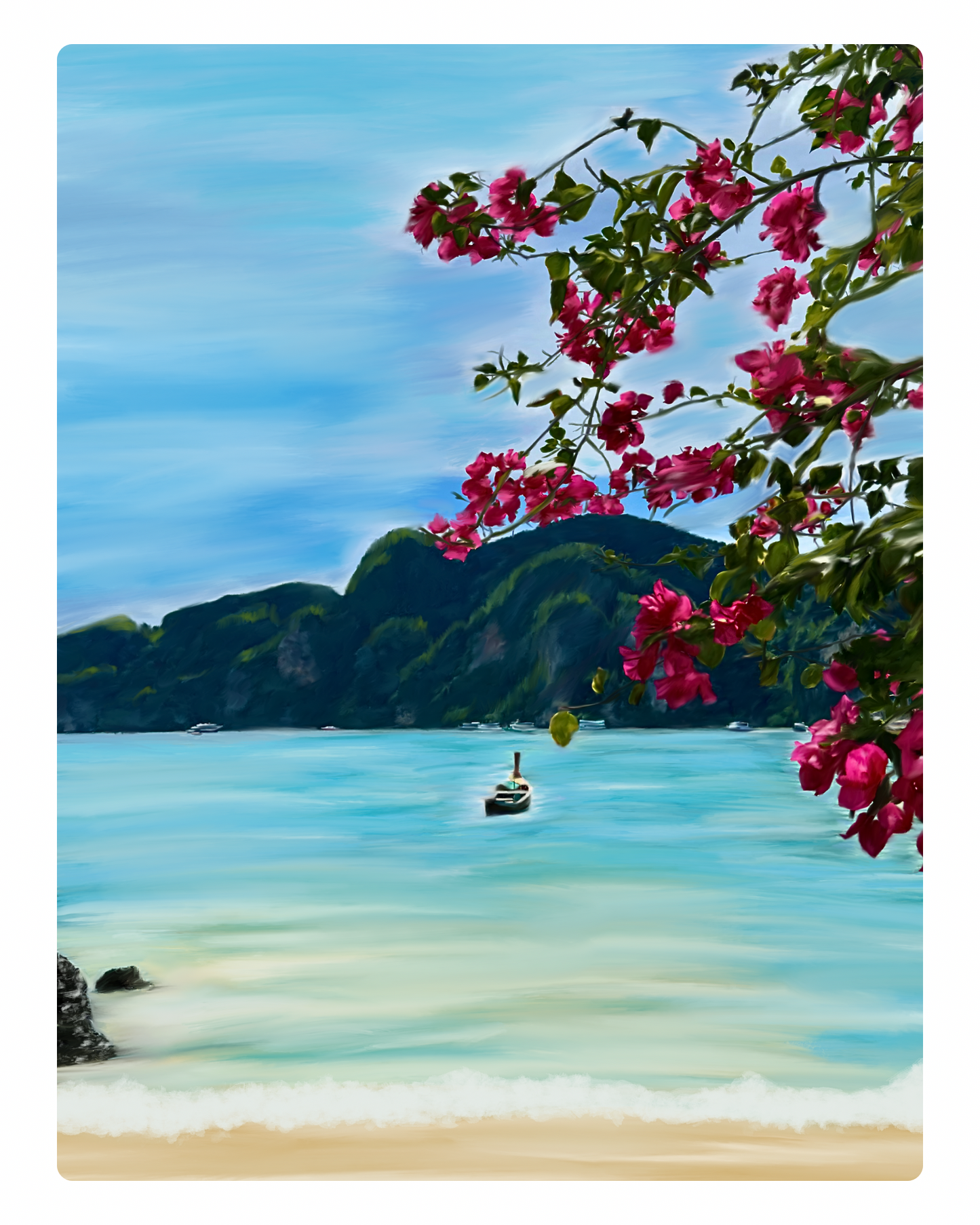 ‘Shores of Phi Phi’ Print