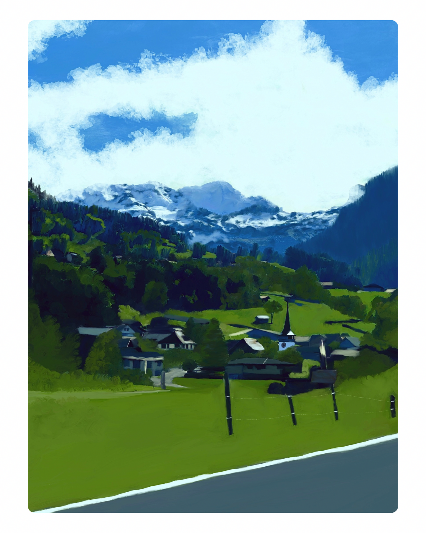 ‘Heart of the Swiss Alps’ Print