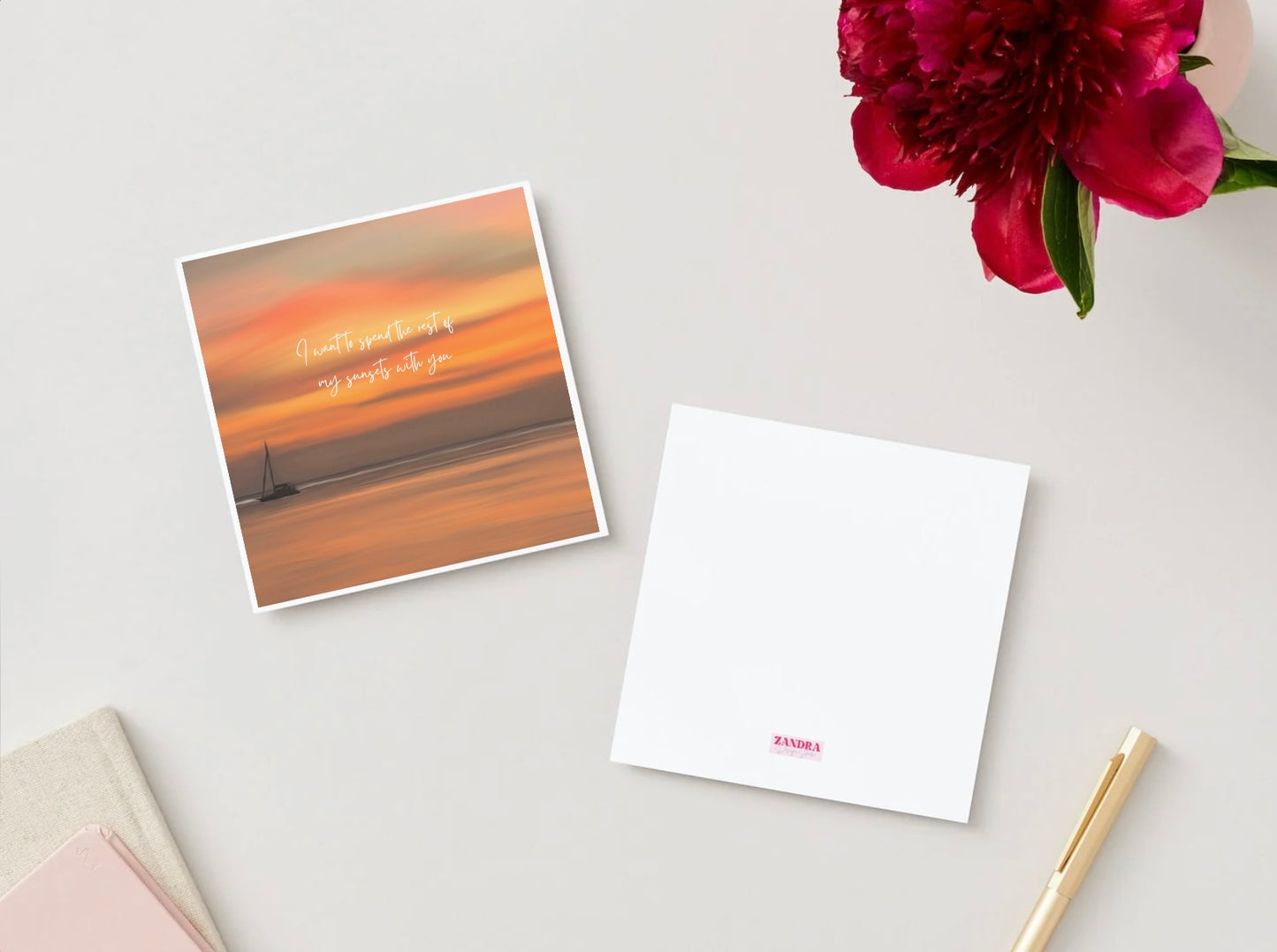 ‘Sunsets & You’ Card